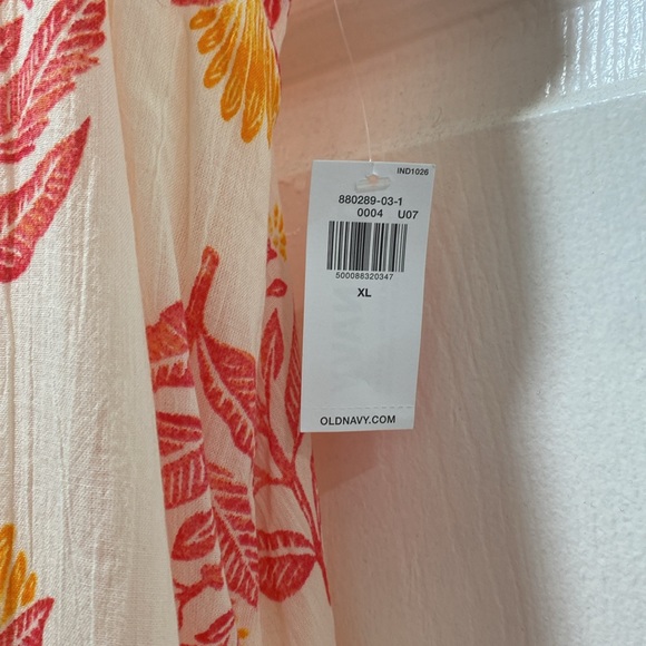 Old Navy Tie Strap V Neck Maxi Dress w/ side split - Picture 4 of 9